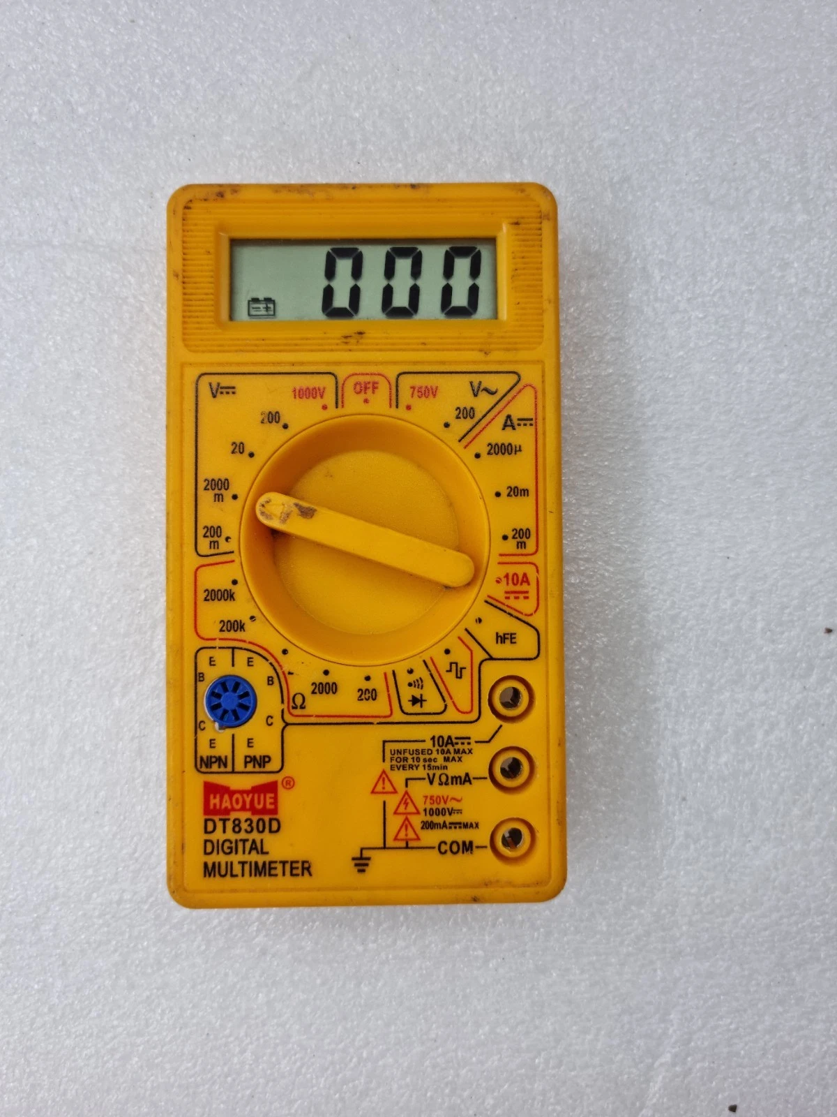 HAOYUE DT830D DIGITAL MULTIMETER DT830D